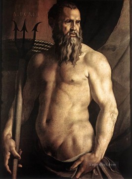  Flor Arte - Retrato de Andrea Doria como Neptuno Florence Agnolo Bronzino